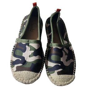 Sea Star Beachwear Girls Camo Beachcomber Espadrille Size 12
